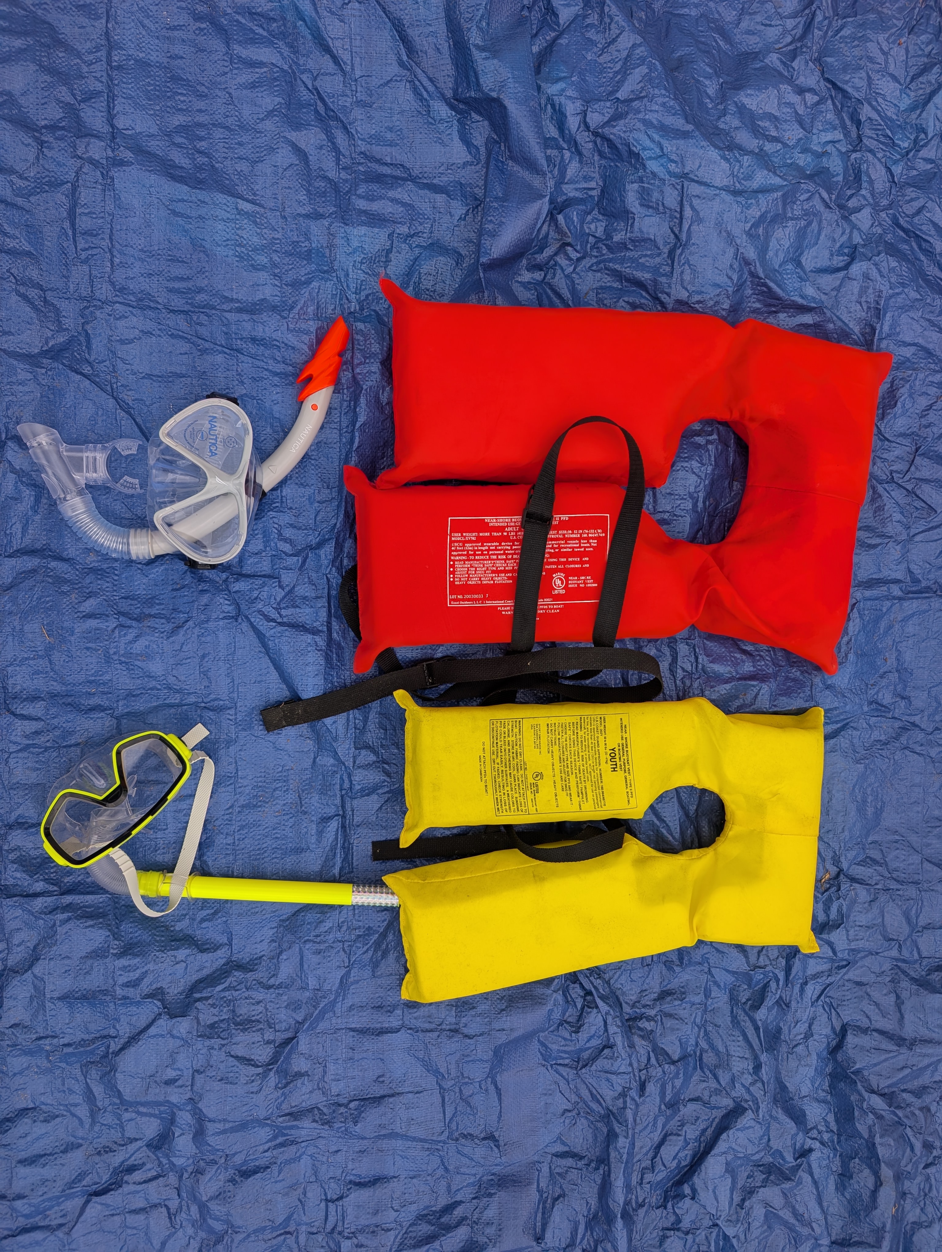Snorkeling Gear Setup